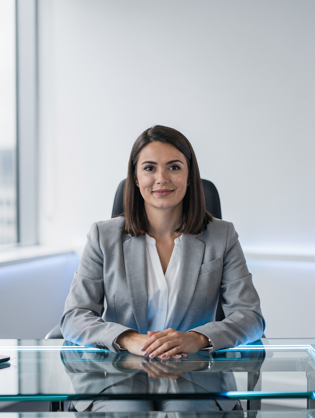 Portrait of Elena Rossi, Chief Executive Officer