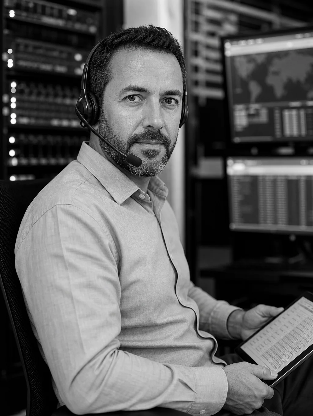 Portrait of Marcus Thorne, Chief Technology Officer